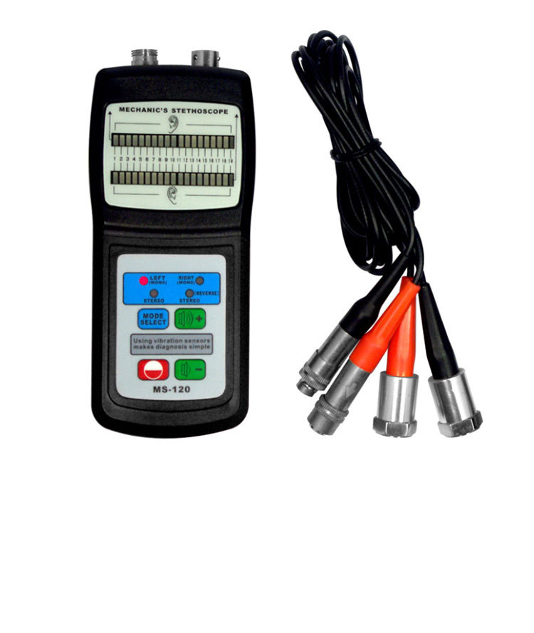 Lantai MS-120 mechanical fault stethoscope diagnostic instrument mechanical noise amplifier fault detector