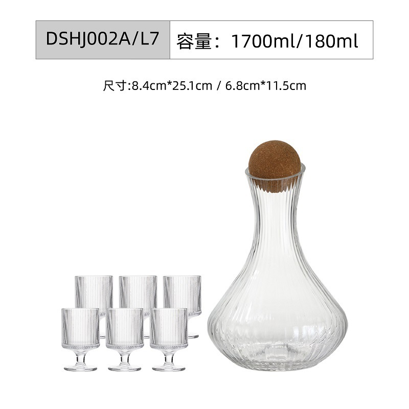 玻璃醒酒器分酒器家用商用批发大容量酒壶欧式红酒葡萄酒分酒壶|undefined