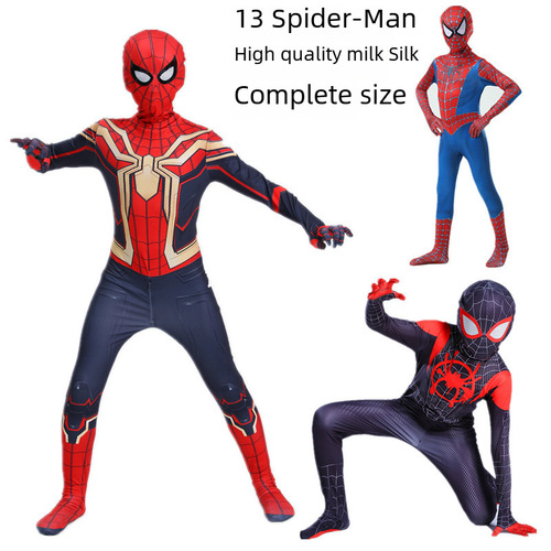 Kids' Spider-Man Bodysuit, Epic One-Piece Costume—Miles Morales Expedition Raimi Edition—Perfect Gift for Children & Performance Outfit