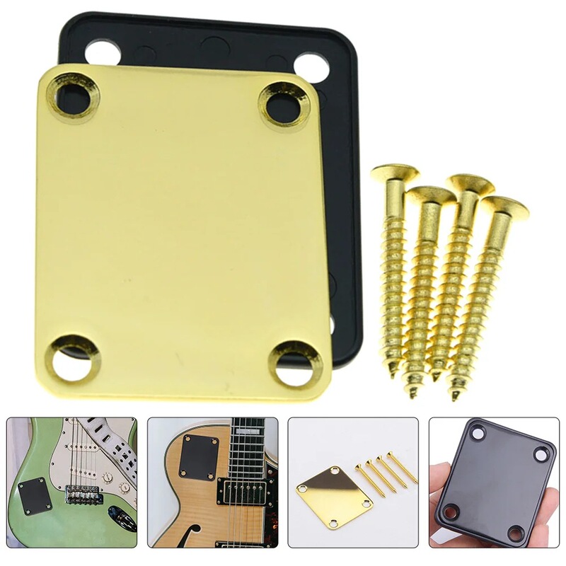 Electric guitar reinforcing Plate electric BASS reinforcing Plate Neck body connecting Plate steel Plate Neck Plate Electric guitar reinforcing Plate electric BASS reinforcing Plate Neck body connecting Plate steel Plate Neck Plate