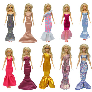 Foreign Trade Barbie Doll Clothes Kidsren Girls Princess Toys Play House Bjd Baby Clothes Doll Doll Dress