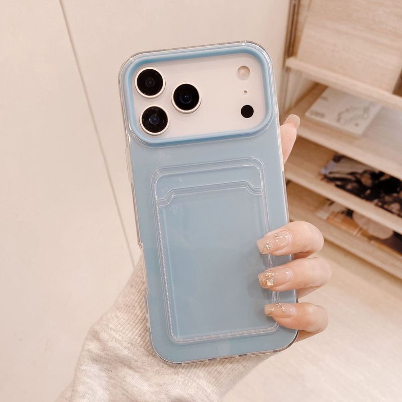 适用iPhone17promax果冻二合一卡包手机壳苹果16超薄15防摔保护套|undefined