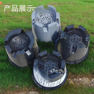 30L Hole Round Flower Pot Side Row Green Plant Flower Large Breathable Root Control Pot Plastic Flower Pot Blueberry 25L