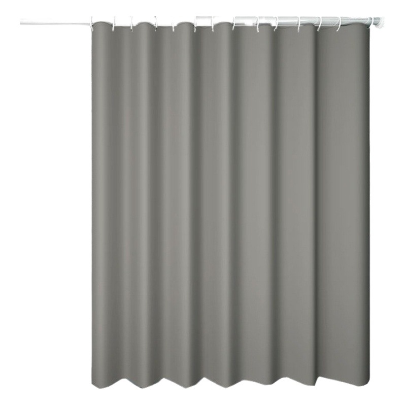 Temu transfronterizo Xiyin nuevo color puro llano baño impermeable y moho-prueba baño húmedo y seco separación Cortina de ducha