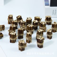 現物原木棒小枝ミニ薪山ままごと玩具部品幼稚園低構造材料区域