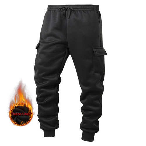 (Exclusive Edition) [EUR Code No Conversion Required] Autumn/Winter Thickened Work Pants Men's Long Pants Underwear with Inner Belt