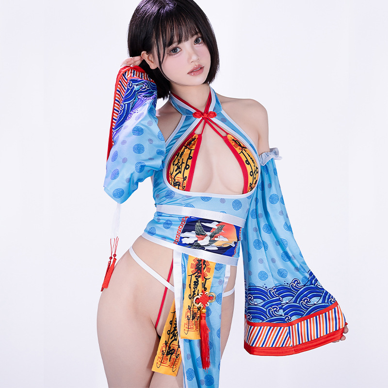 Sexy Zombie Cos Costume Ladies Halloween Cosplay Horror Party Ball Dress up Cute Cross-Border