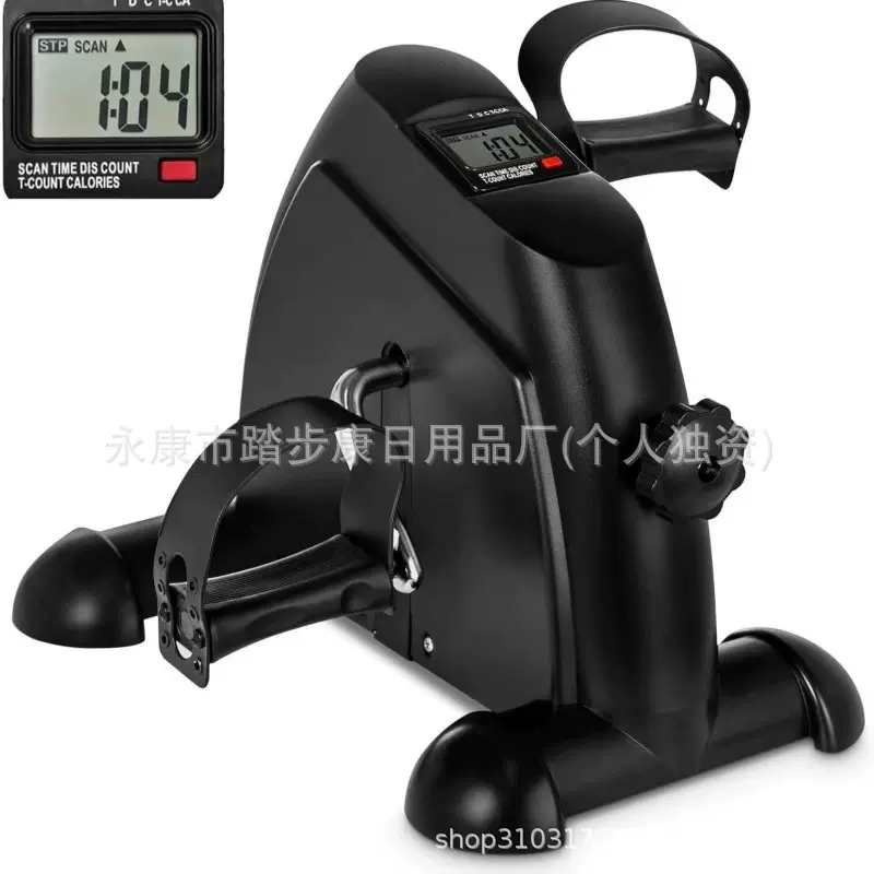 跨境脚踏训练器小型健身器材脚蹬车家用迷你踏步机老年康复脚踏机