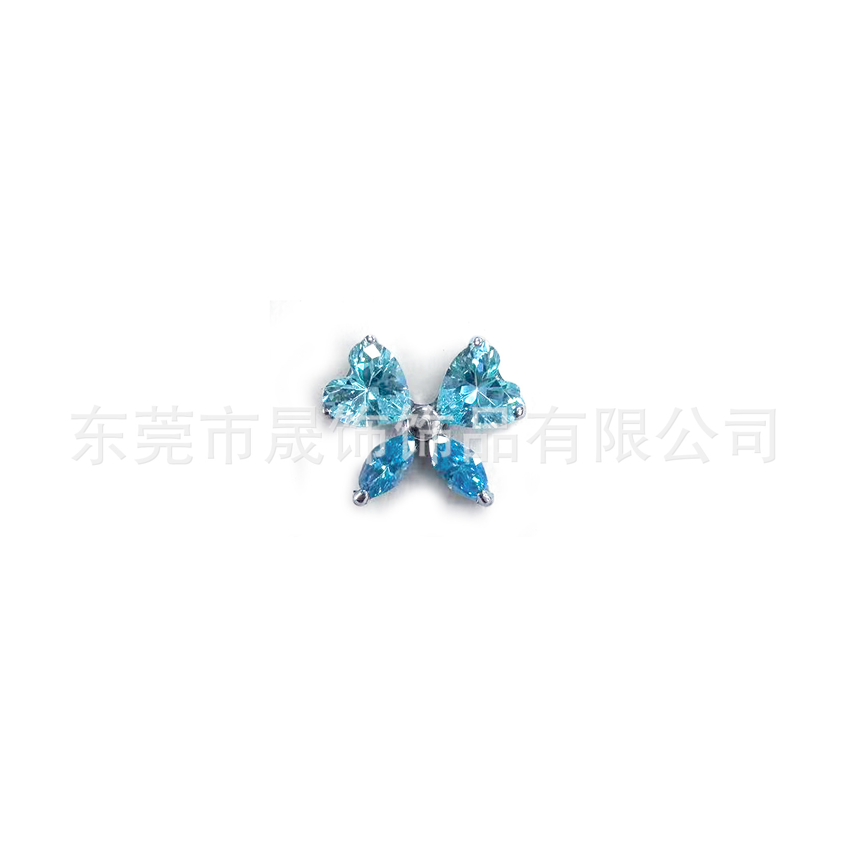 F136 Titanium Alloy Butterfly 结 Ear Stud Studded Heart 马眼 Cubic Zirconia Helix Cartilage Stud G23 Titanium Internal Thread Piercing Jewelry