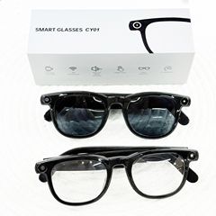 跨境Tiktok爆款CY01智能眼镜AI翻译+500万像素+语音助手+本地录像