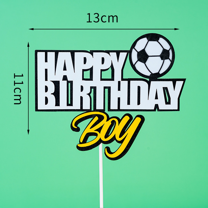 Decoración de pasteles de fútbol de celebridades de Internet Equipo de fútbol de niños Equipo de fútbol de niños Fiesta de cumpleaños Postres Mesa para hornear Vestir