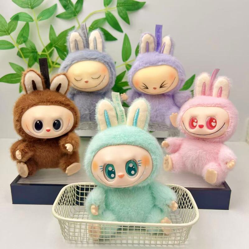 かわいいラブブー多用途人形第一世代、第二世代、第三世代、第四世代のビニールぬいぐるみキーホルダーペンダント|undefined