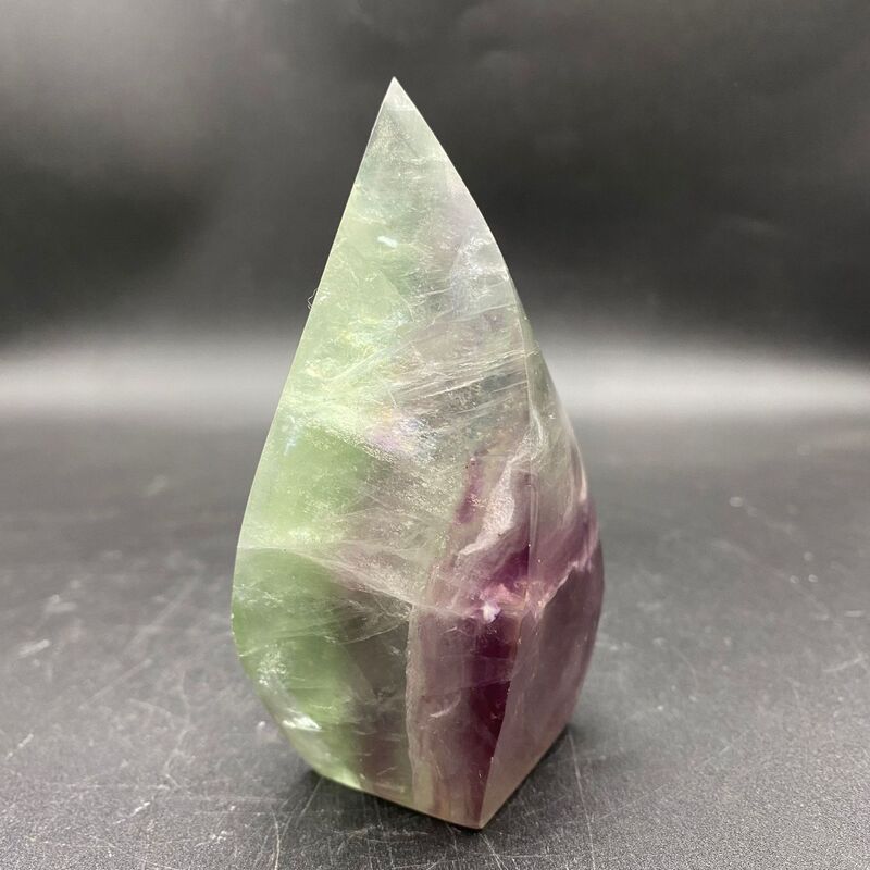 天然水晶摆件萤石火炬摆件小摆件桌面摆件手工雕刻件装饰摆件 图 2