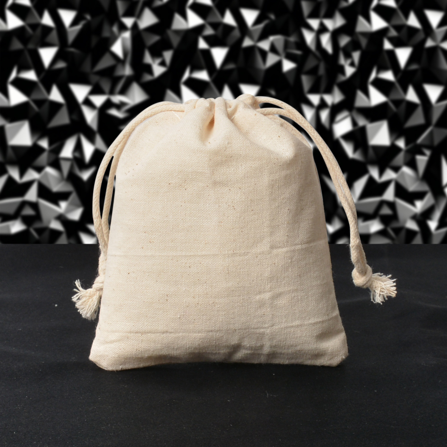 Bolsa de algodón de color natural, bolsillo con cordón, joyería, almacenamiento de granos diversos, bolsa de algodón con boca de cordón de algodón transpirable, logotipo impreso image 9