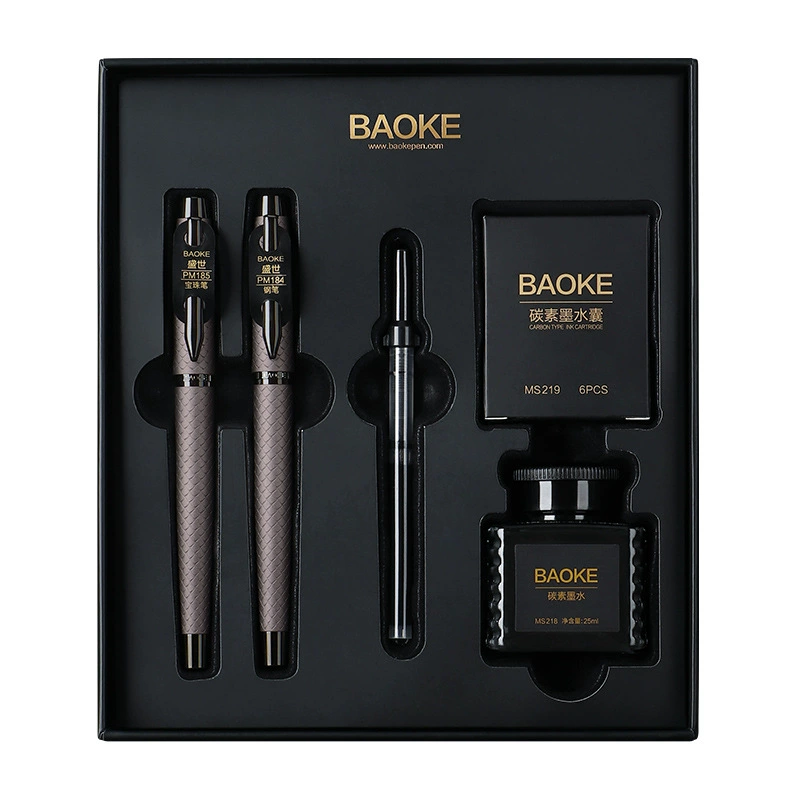 Роллер BaoKe, металлический набор для офиса, подарочная коробка