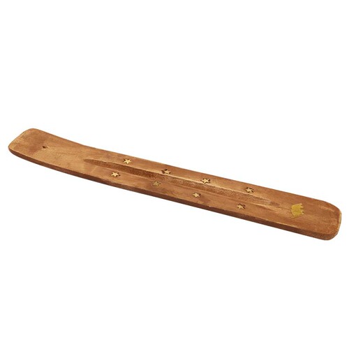 Indian original wood incense burner, incense plate, aromatherapy accessories, Zen-style household, antique-style incense plate, living room incense art decoration