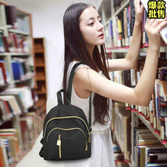 迪麗熱巴同款跨境雙肩包女2019韓版尼龍學院風休閒女士背包