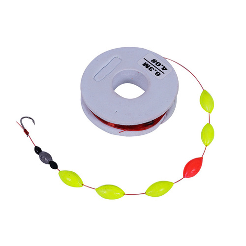 Seven-Star Drift Line Wholesale Fishing Single Hook Double Hook Floating Bobber Fishing Line Set Fishing Hook Set Complete Ready-to-Tie