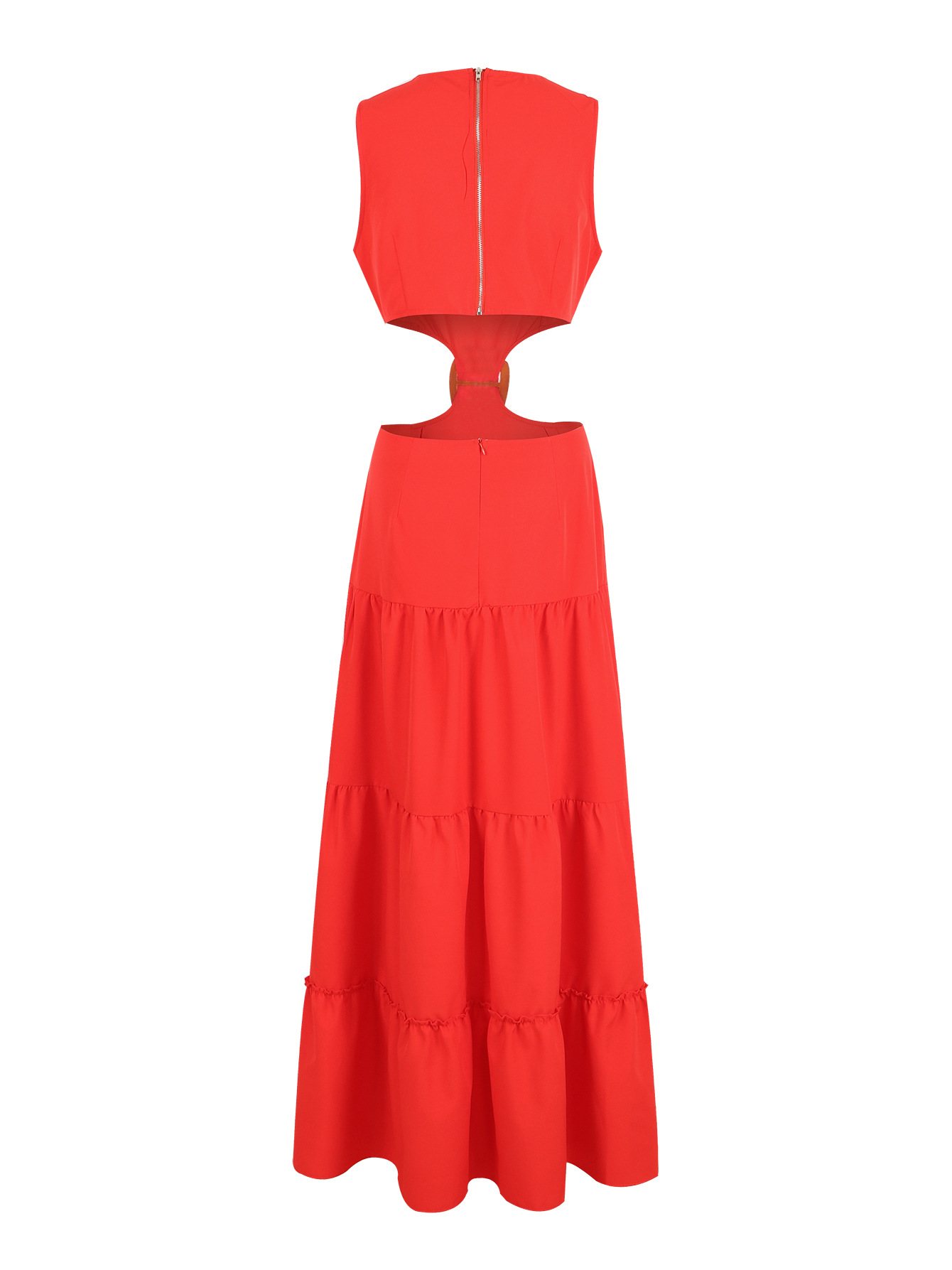 Solid Color Pattern Wholesale Women's Elegant Solid Color Daily Beach U Neck Sleeveless Regular Dress