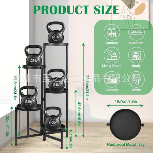 European minimalist multi-layer indoor outdoor plant stand shelf floor-standing living room balcony pothos green plant pot stand