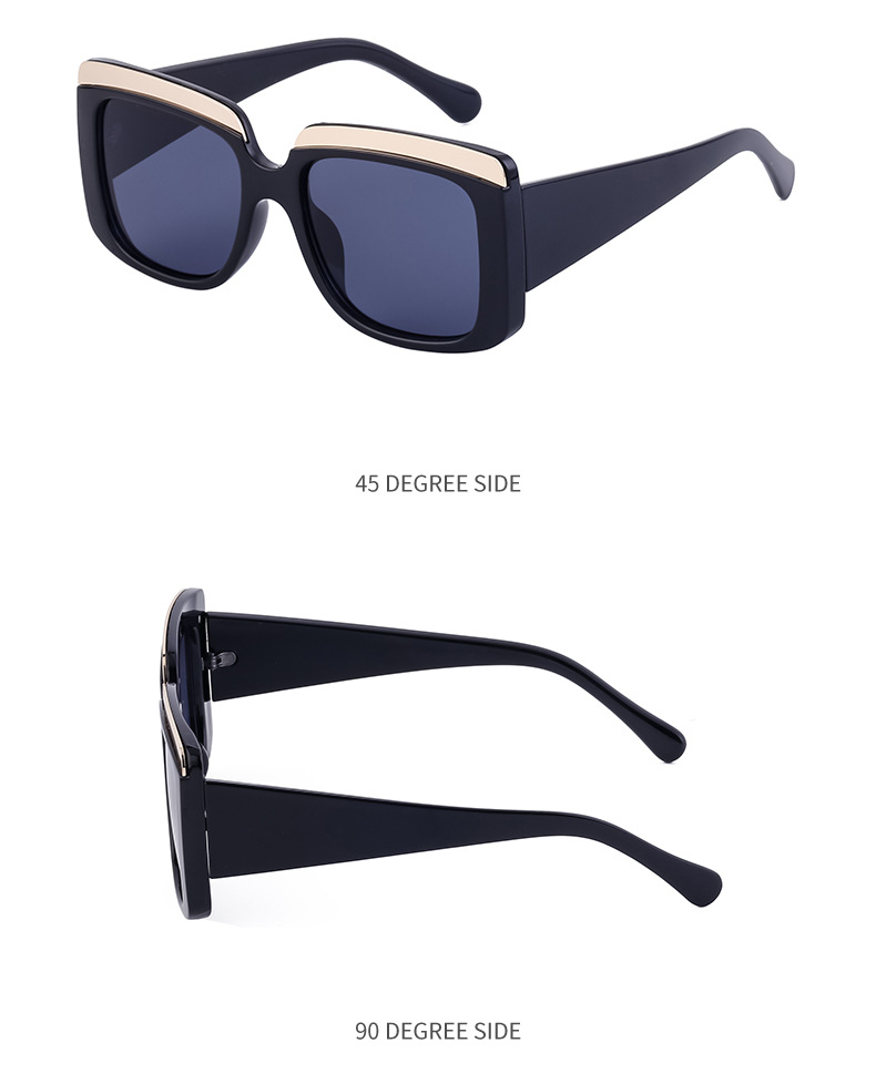 Box Sonnenbrille Für Damen Und Herren Mit Großem Rahmen_voghion.com