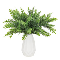 メーカー卸売模擬緑の植物クリスマス松葉手触り挿し木 5 ソフトリーフガーランドアクセサリー家の装飾