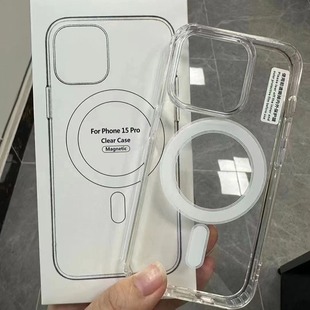 For Apple 15Pro Max Magnetic Phone Case iphone14 Acrylic 13 Transparent 12 Full Coverage 15Pro 11