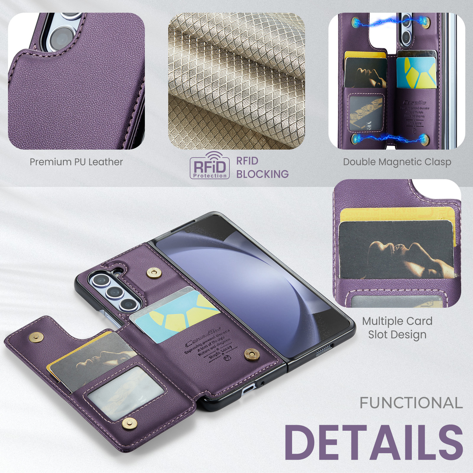 Anti-theft Leather Phone Protection Case For Apple And Samsung_voghion.com