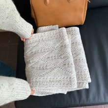 【不退不换】韩系百搭菱格纹围巾冬季保暖羊毛围巾女高级感PA2306