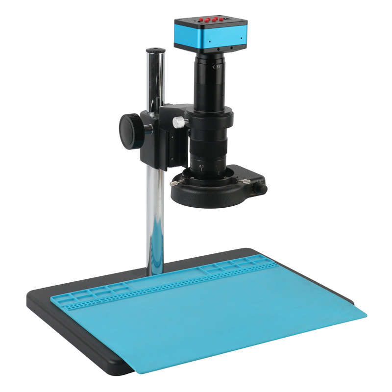 1200W 4K USB HDMI工业视频显微镜相机 180倍电子数码显微镜套装