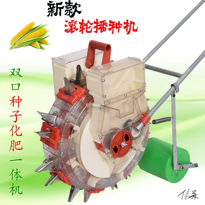 Картофельная сеялка теплица с ручным приводом катание кукурузного цветка соевые бобы многофункциональная прецизионная сеялка посадочная машина рассада
