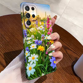 薰衣草花朵适用三星s25Ultra手机壳菲林Galaxys24+创意23保护套女