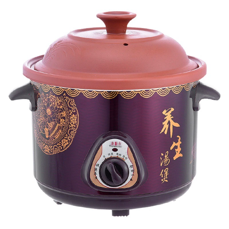 Многофункциональная Бытовая фиолетовый песок электрическая тушеная суп каша тушеная многофункциональная электрическая запеканка в подарок Прямая