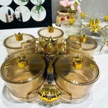 旋转果盘轻奢高颜值客厅用水果盘小食碟网红干果盘旋转点心盘