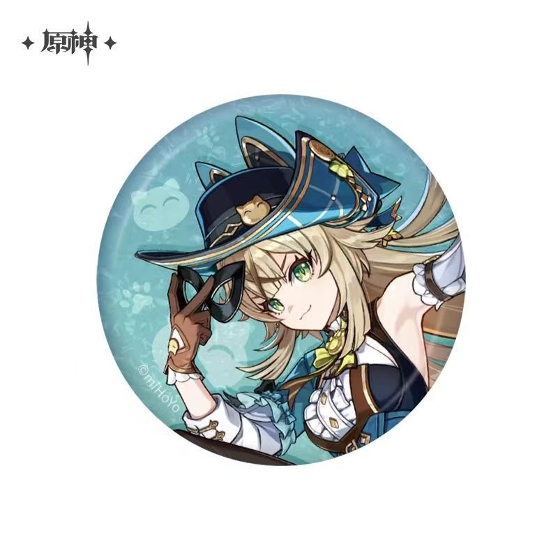 公式正規品「原神」縦絵/璃月港/モンデーシティシリーズキャラクターブリキバッジ|undefined