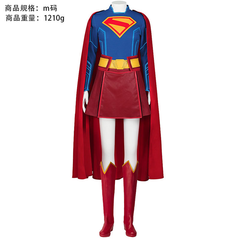 Superman Legacy Cosplay Costume Supergirl Style Cosplay Halloween Cape Performance Costume Clark Small Krypton Supergirl