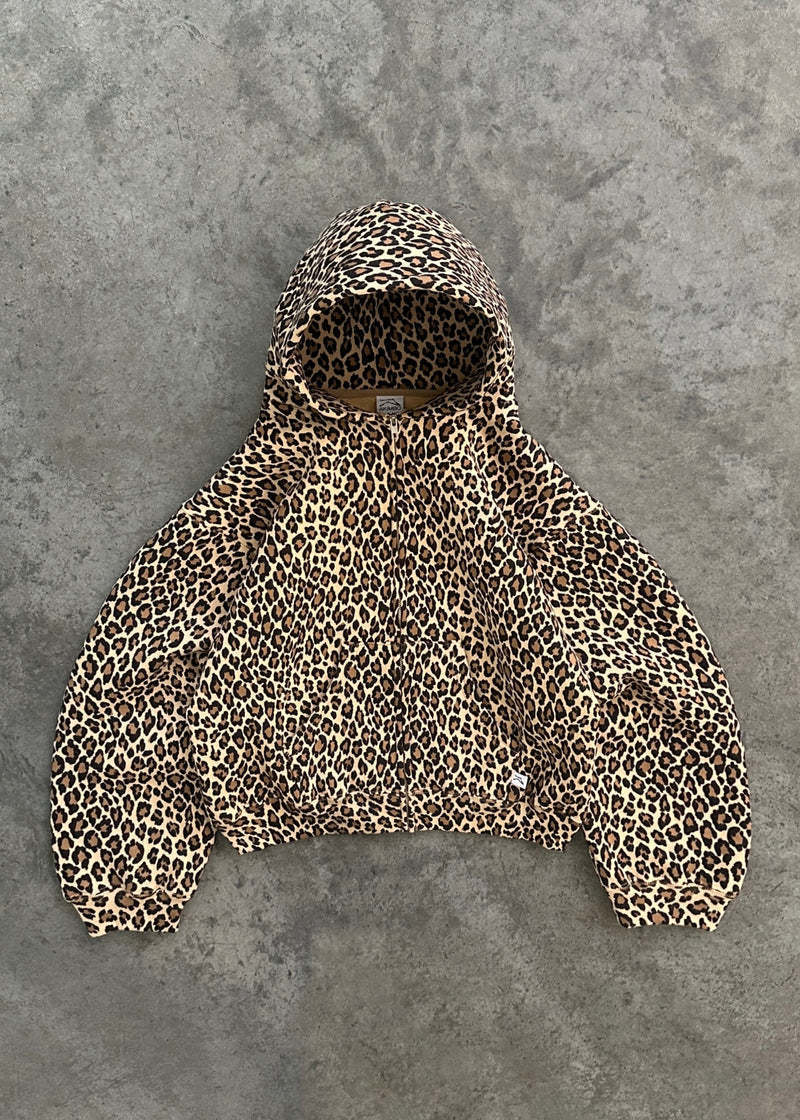 350g Weight Long Sleeve Sleeve Length Pullovers, Zipper Placket Type Polyester Fabric Type Regular Top Length Hoodie Tops Type Daily Occasion Hooded Neckline Loose Fit Type Leopard Pattern Spring, Autumn Season Women's Gender Printing Design Streetwear Style Hoodies & Sweatshirts Long Sleeve Printing Streetwear Leopard 14