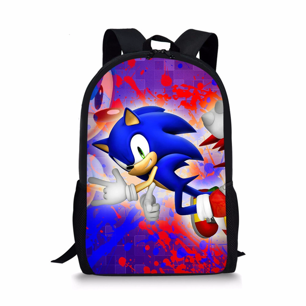 Школьный рюкзак Ник заказ Sony Sonic Sonic Sonic на одну штуку ученический рюкзак для книги с принтом