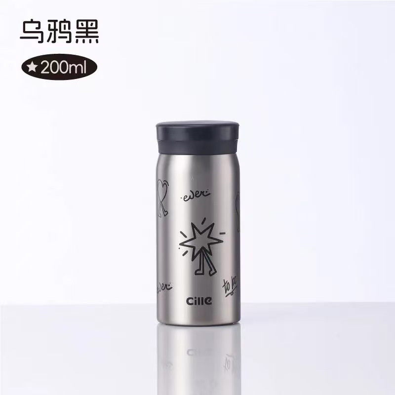 希乐保温杯高颜值学生316迷你不锈钢杯子水杯小巧儿童便携口袋杯|undefined