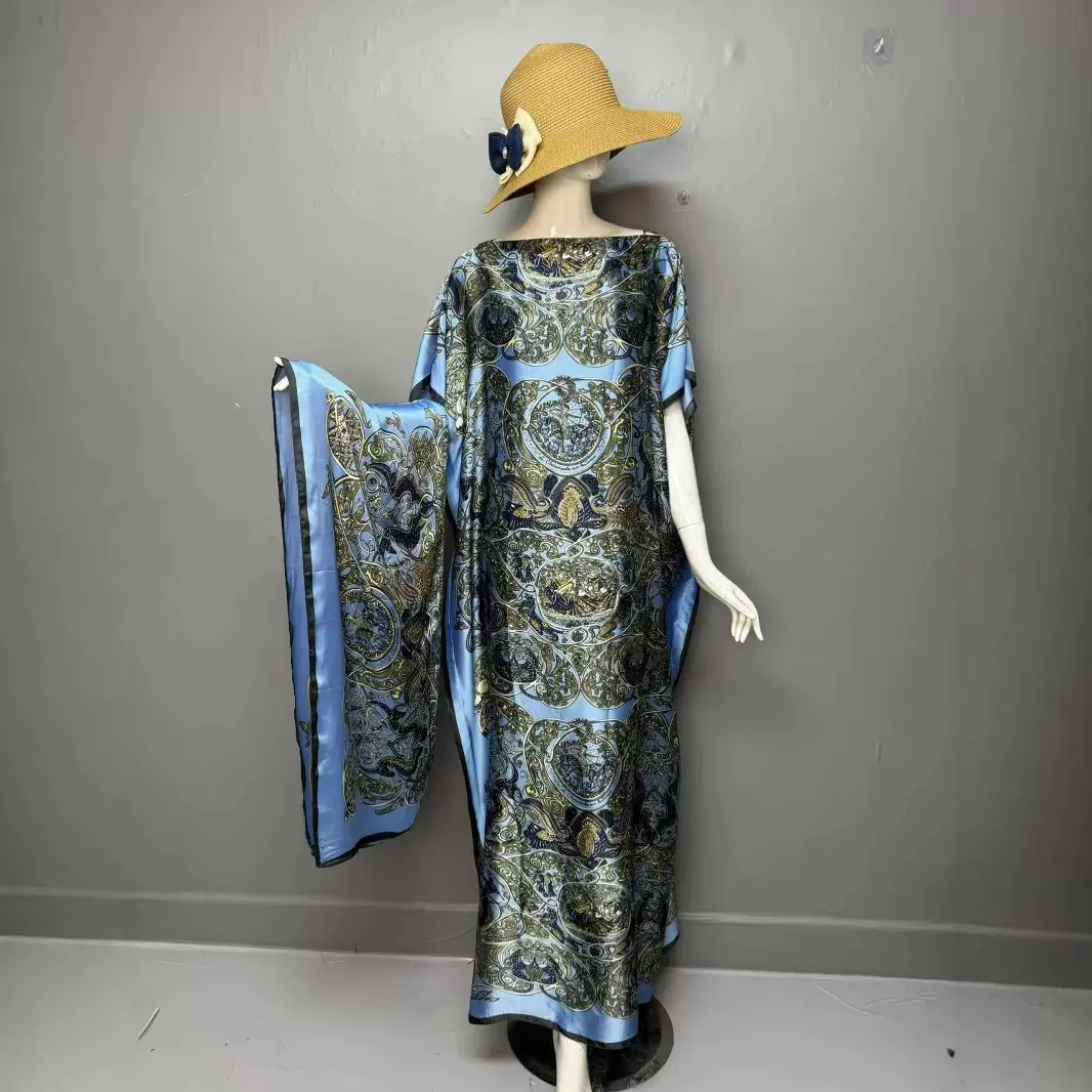 源头工厂直供穆斯林大码女装长袍连衣裙气质简约轻薄时尚设计感