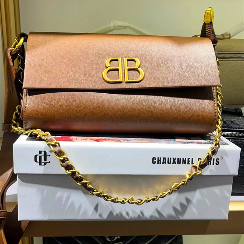 BB Bag Light Luxury Women's Bag Shoulder Underarm Bag High Texture Fashion Casual Crossbody Bag Small and Fashionable All-match
