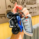 Mini Harley motorcycle pull-back car keychain creative personality bag tide cool toy model pendant manufacturers wholesale