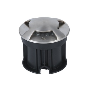 Transparent rainproof underwater lamp outdoor square courtyard step lighting lawn embedded underground lamp