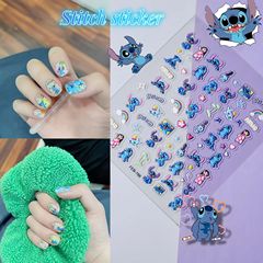 ネイルステッカー 子供用ハンドブック 人形 立体ネイルステッカー ステッカー レインボーエンボスステッカー 漫画蝶ステッカー