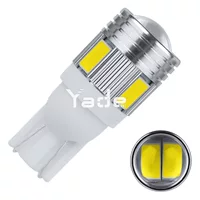 Автомобильная Светодиодная лампа ширины T10 5730 5630 6SMD автомобильная лампа W5W лампа для чтения номерного знака
