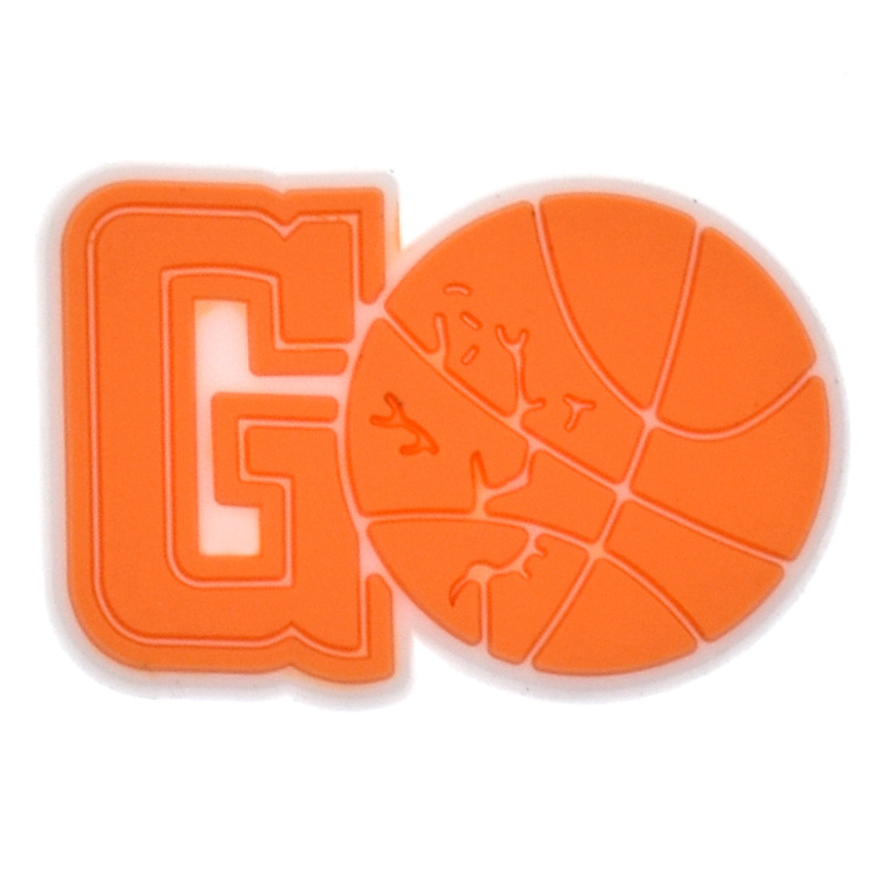 Fabricantes directos zapatos de baloncesto accesorios de flores DIY extraíble suave zapatos de PVC Accesorios de flores Accesorios