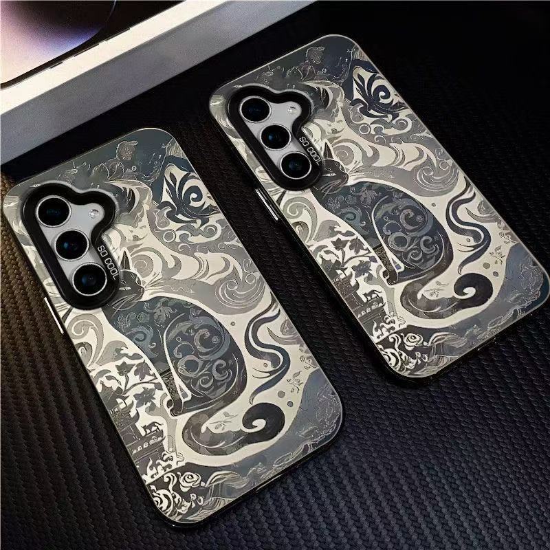 El nuevo gato Tengtu es adecuado para la carcasa del teléfono móvil Samsung Galaxy S25 Samsung S24 ULTRA Comercio exterior S21