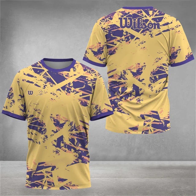 2025 venta caliente moda 3D impresión digital verano hombres deportes deportes suelta transpirable manga corta cuello redondo camiseta