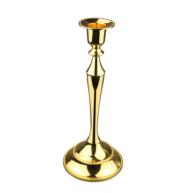 Candelaria europea boda creativa retro mesa de comedor candelabros decoración de boda romántica candelabros de tres cabezas