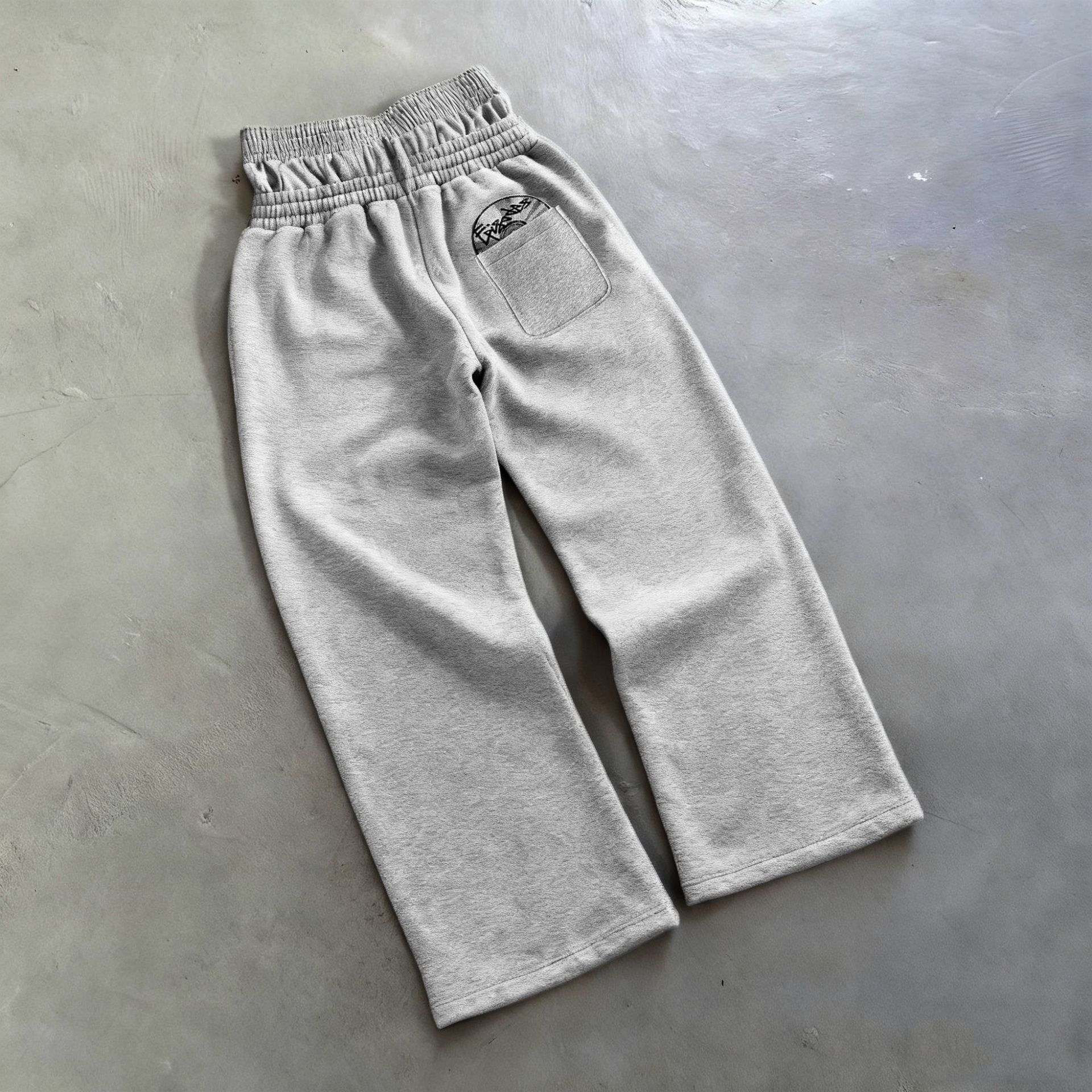 Stussy Sweatpants Wide Leg Fivestar Graphic Grey